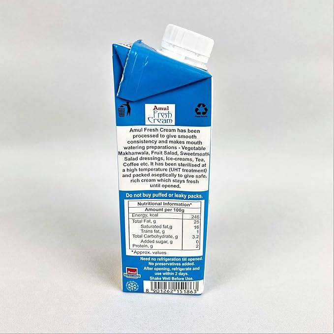 Amul Fresh Cream 250 ml