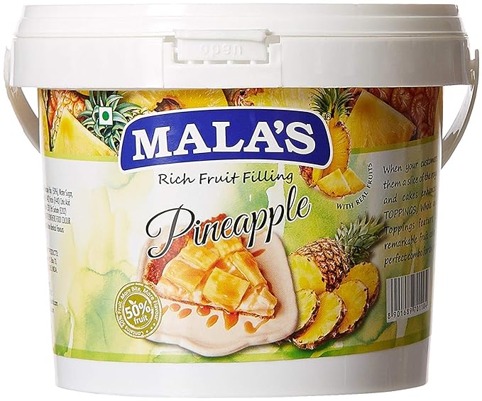 Mala's Fruit Filling Pineapple 1kg