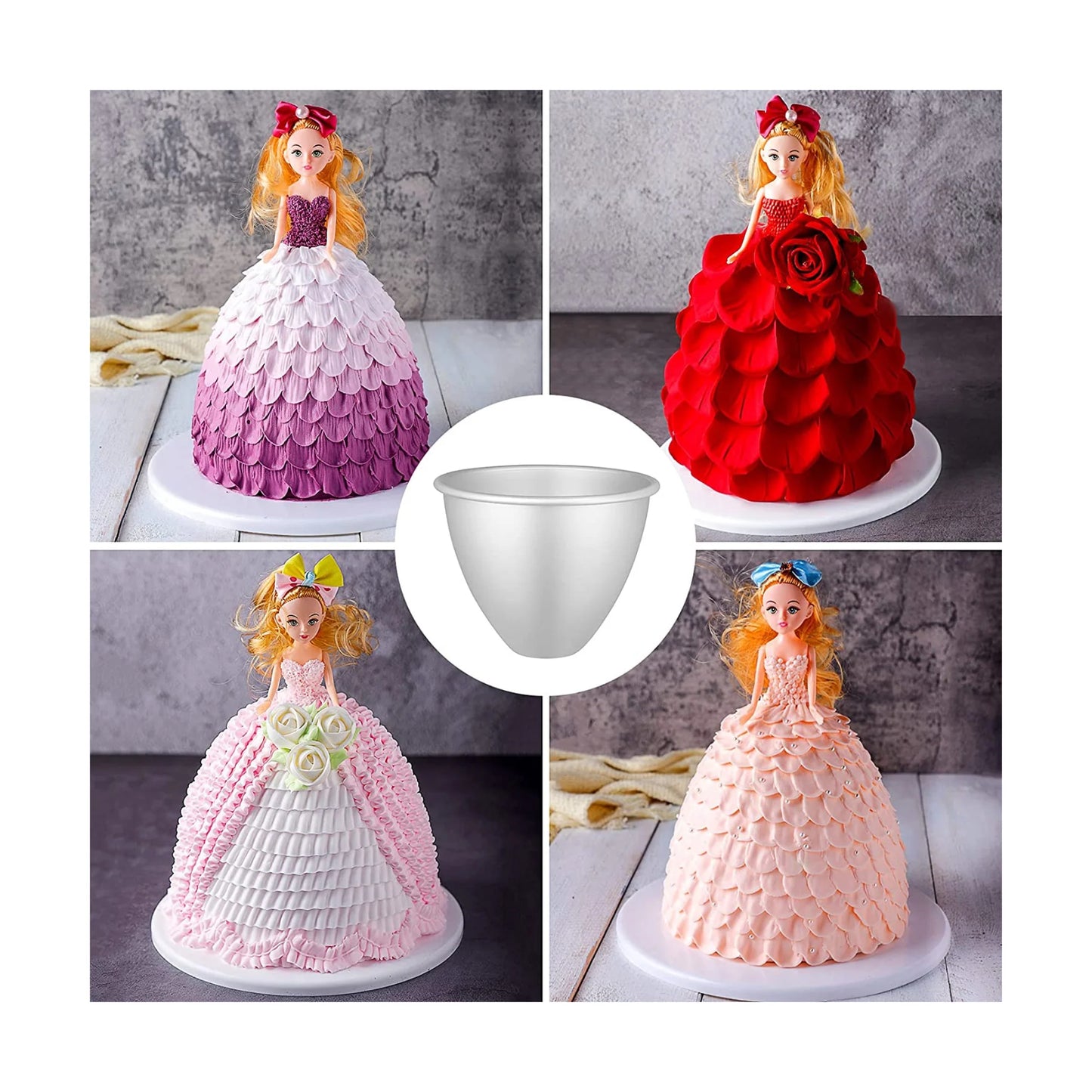 Doll Cake tin 6.5 inch