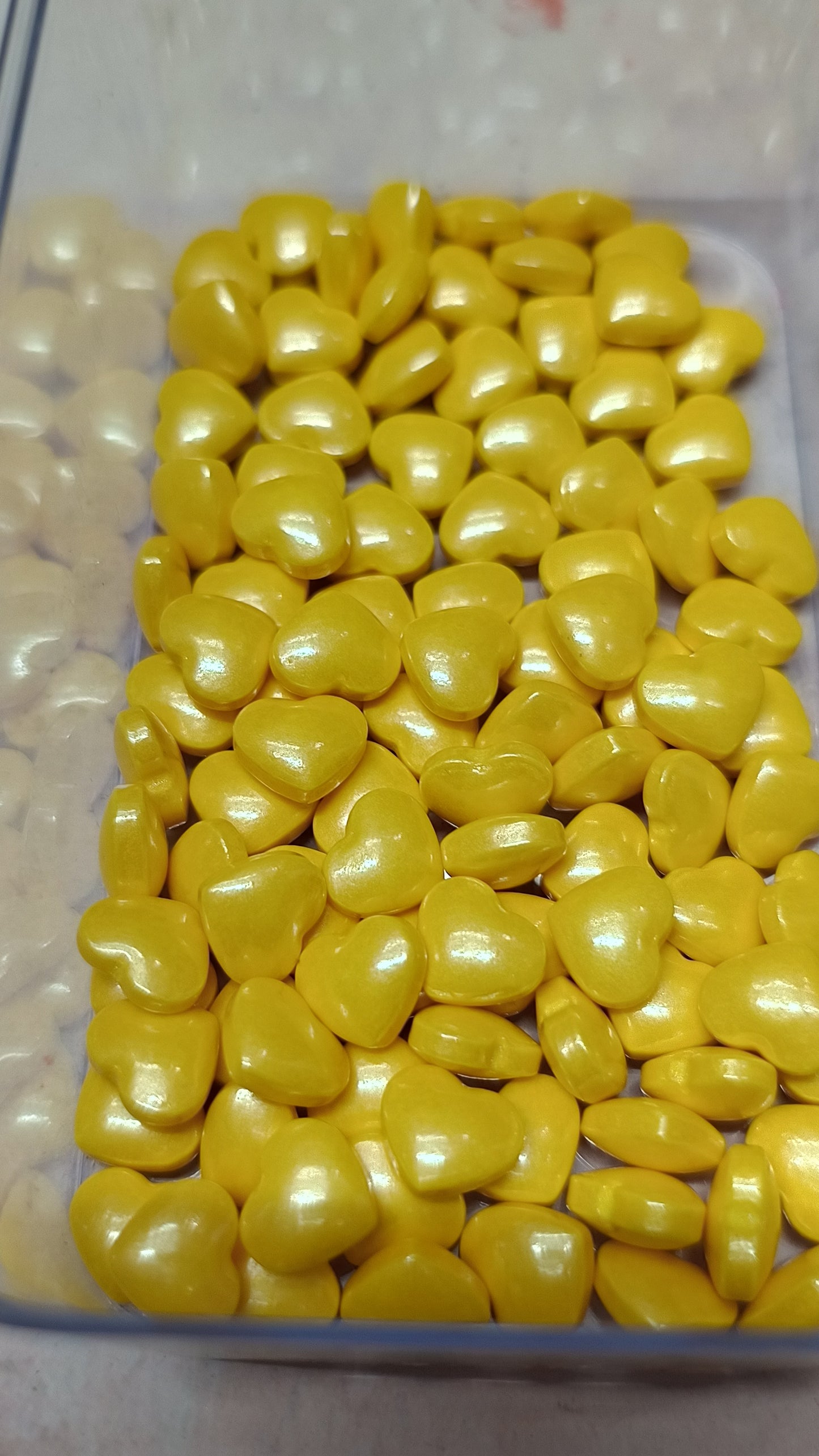 Yellow Hearts Sprinkle Mix