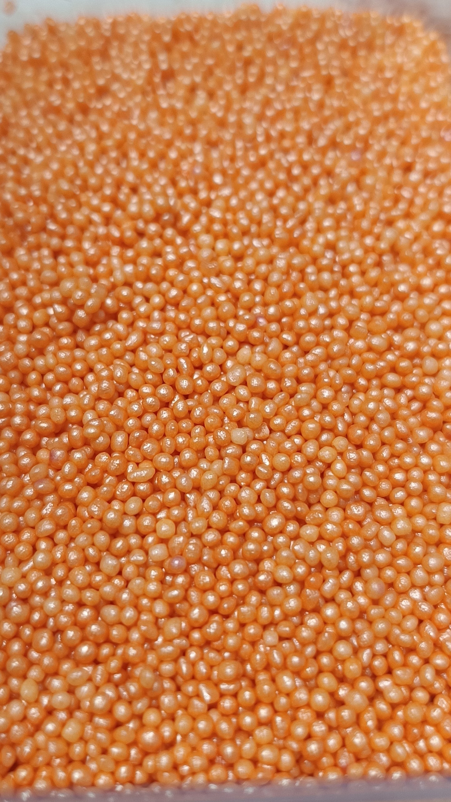 Orange Mini Pearls Sprinkles