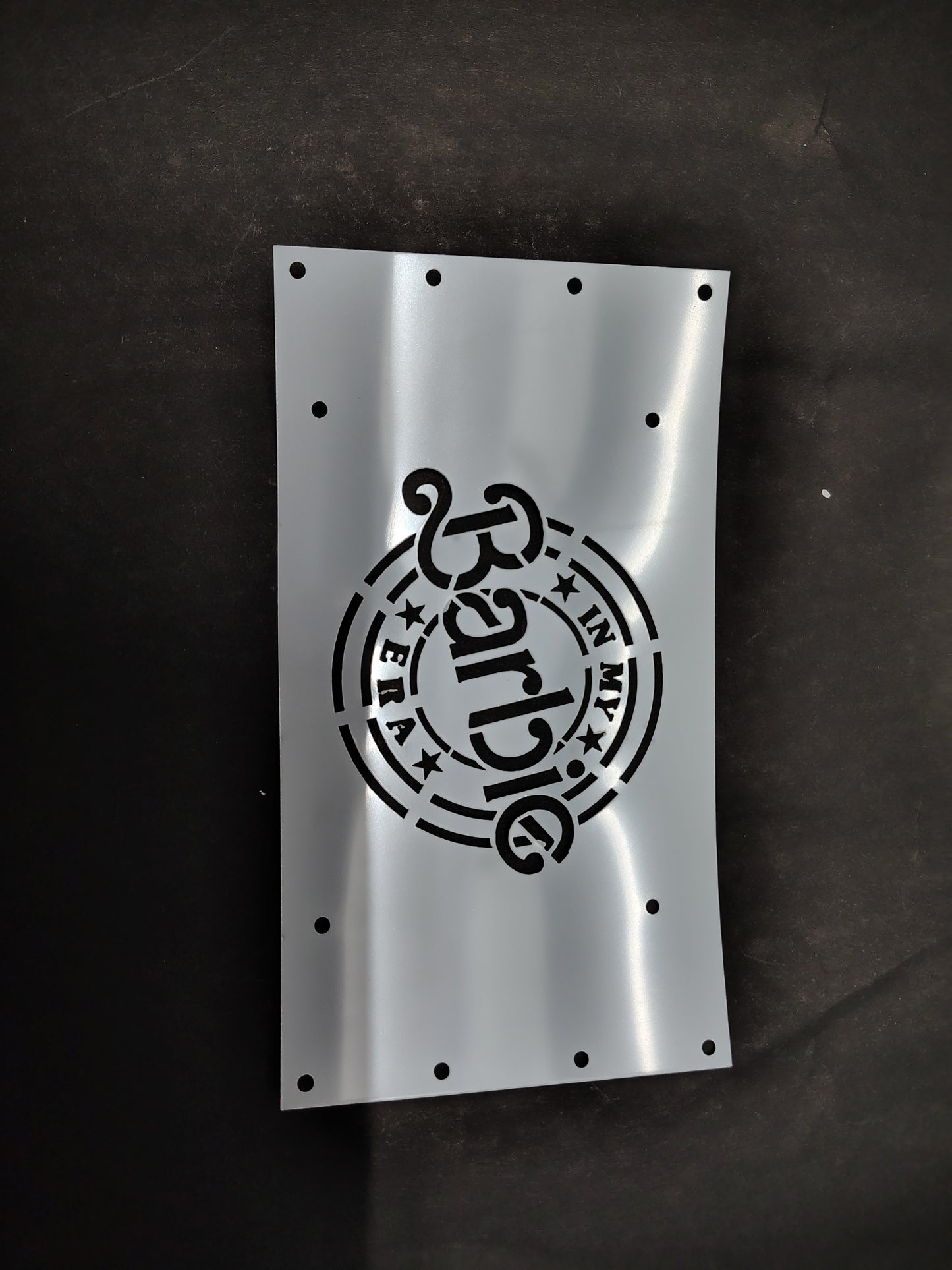 Barbie Logo Stencil 1