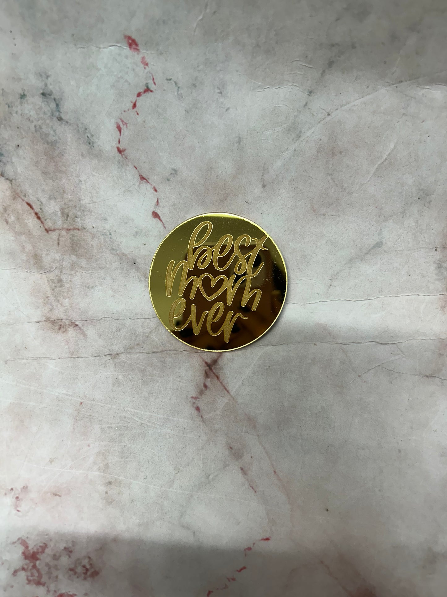 Happy Mothers Day Best Mom Ever Coin 6 (Pack of 5pcs)