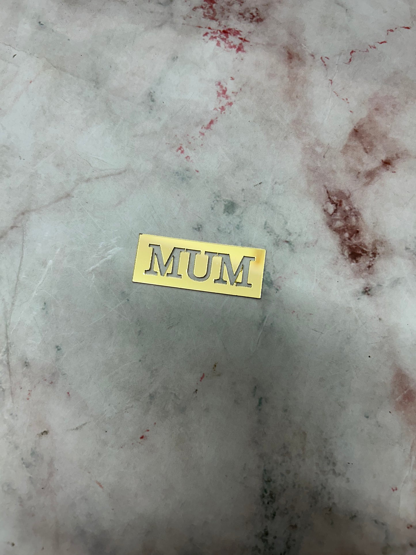 Happy Mothers Day Mum Cutout Topper 16 (Pack of 4pcs)