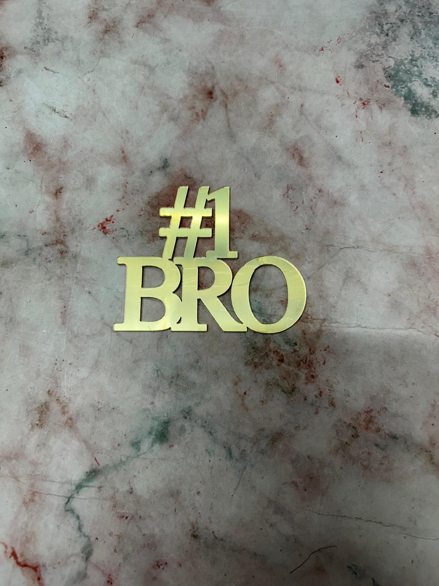 Happy Rakhi Cutout #1 BRO Topper (Pack of 10pcs)