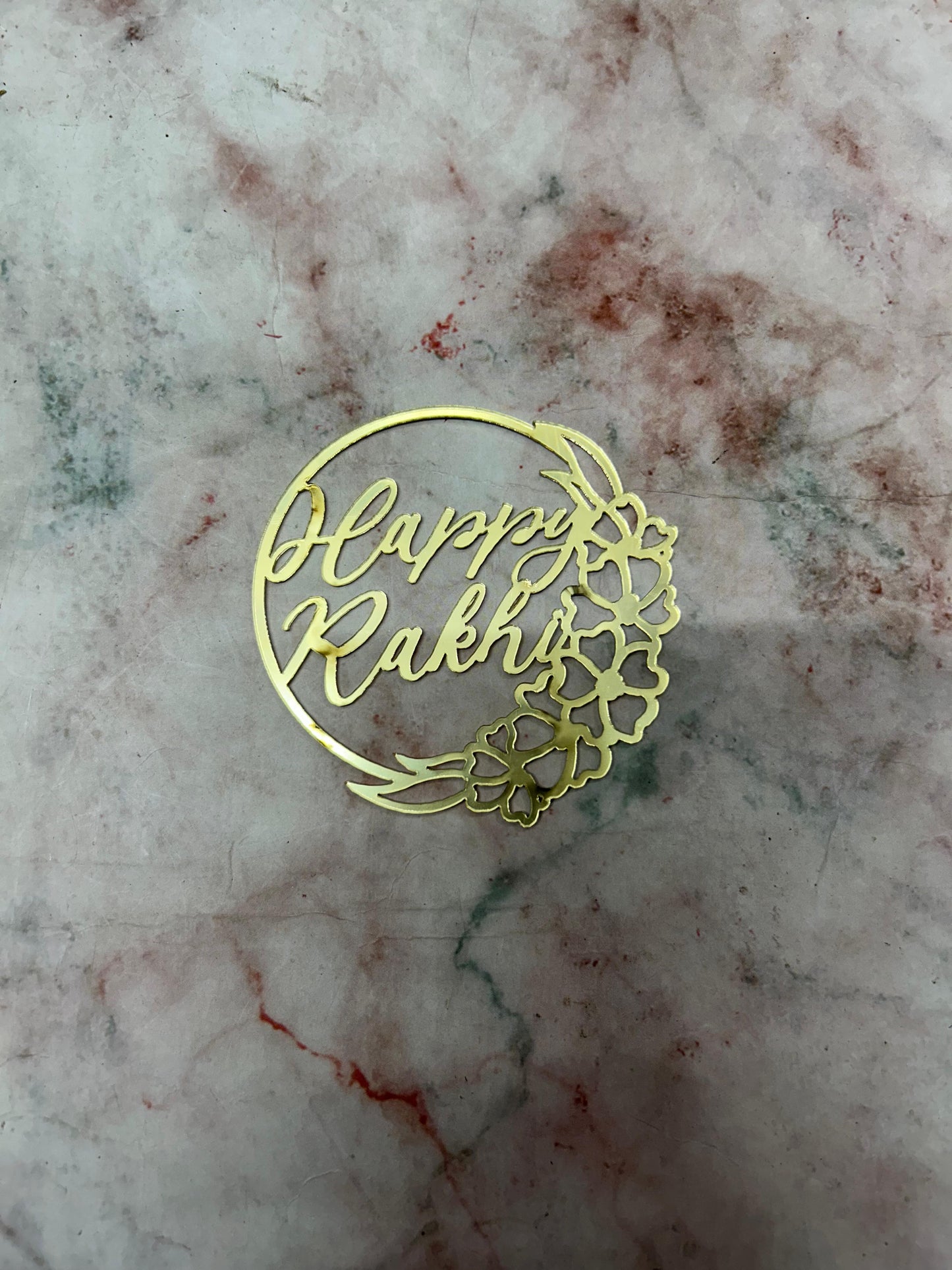Happy Rakhi Cutout 6 Topper (Pack of 10pcs)
