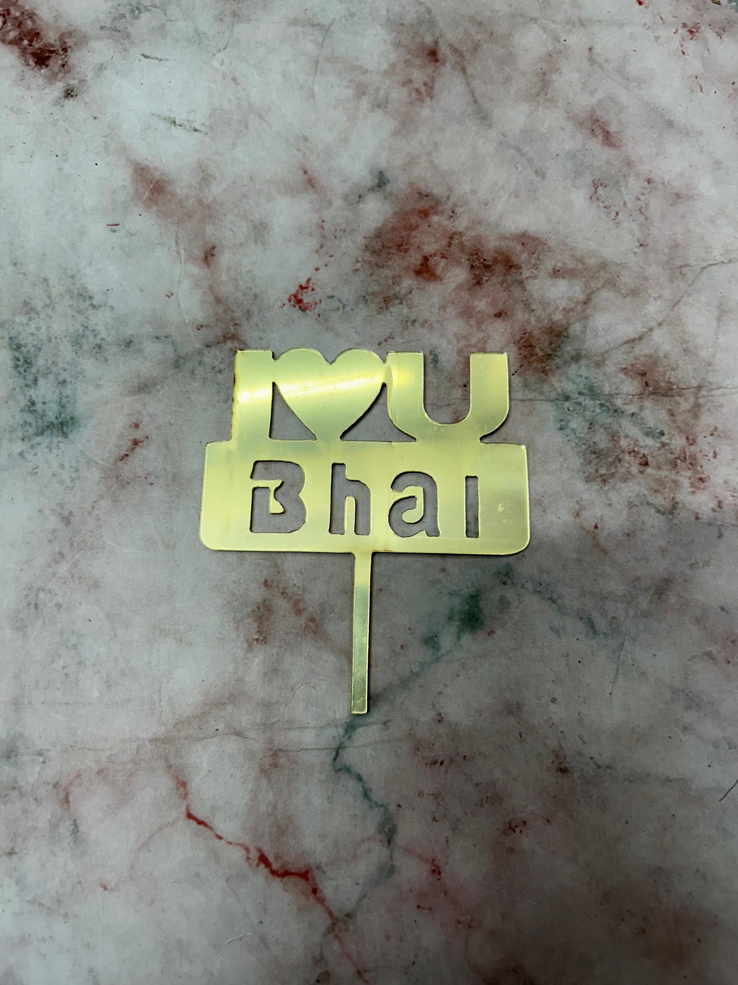 I Love You Bhai Topper (Pack of 5pcs)