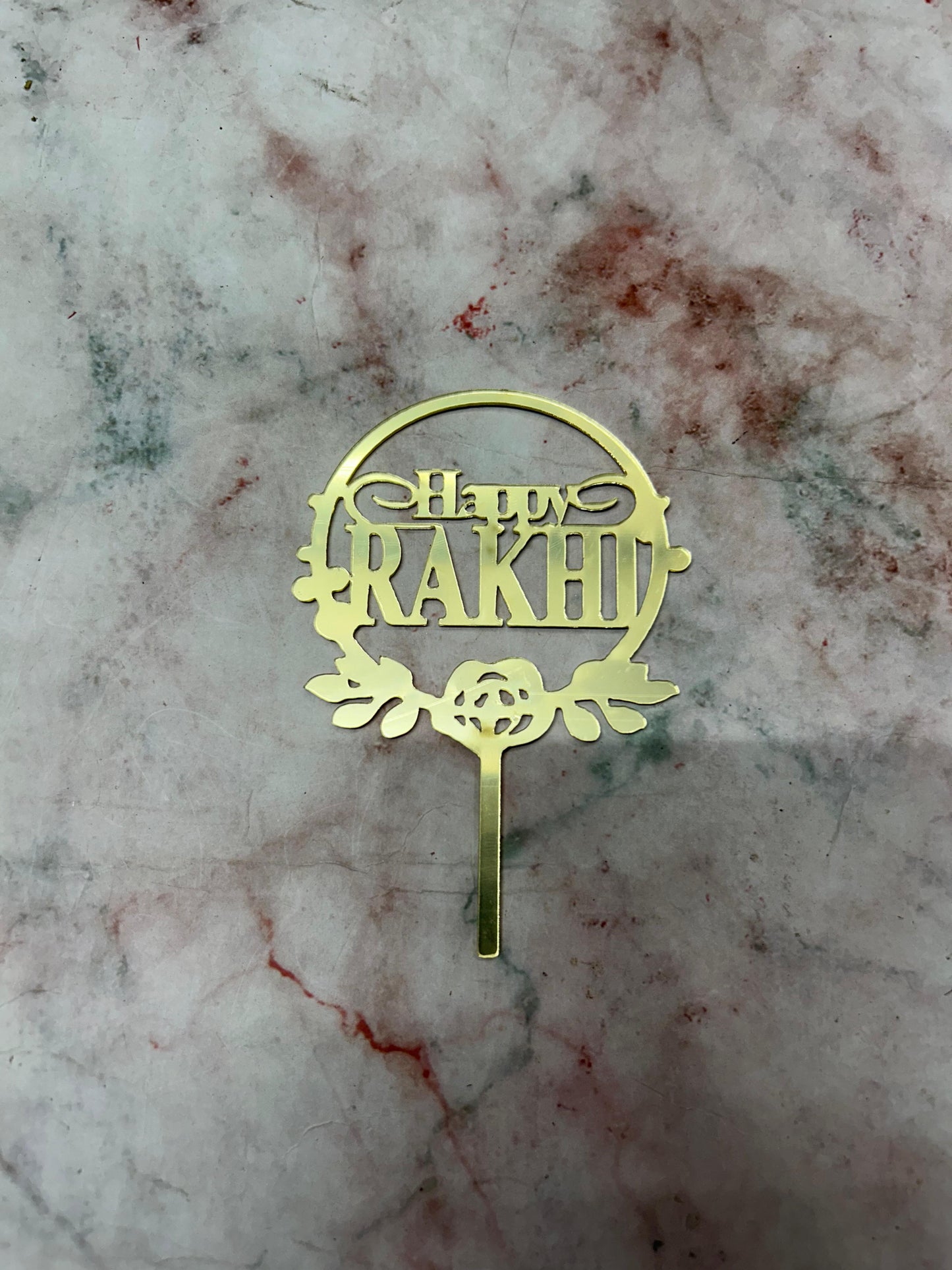 Happy Rakhi Topper 5 (Pack of 5pcs)