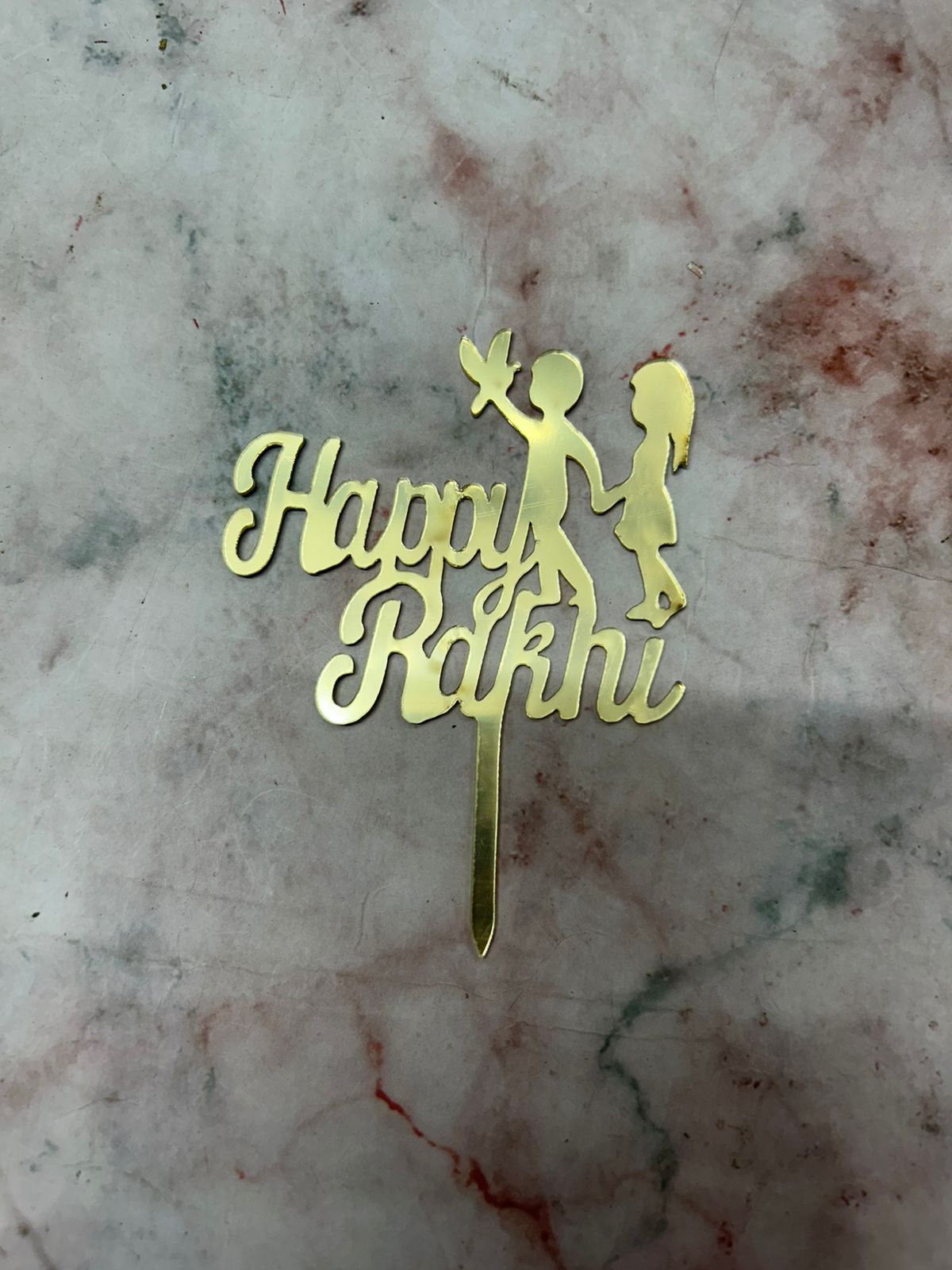 Happy Rakhi Topper 9 (Pack of 5pcs)