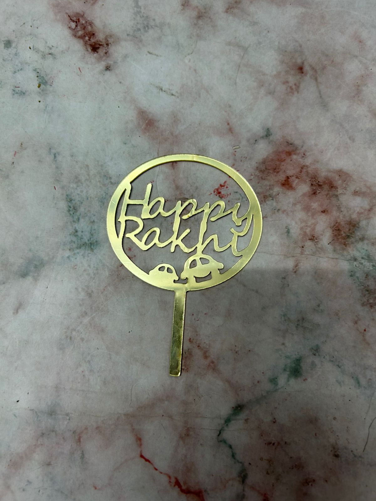Happy Rakhi Topper 11 (Pack of 5pcs)