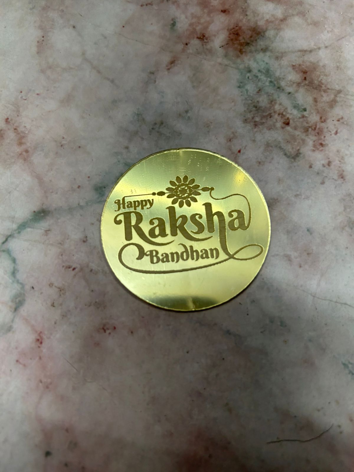 Happy RakshaBandhan Coin 3 (Pack of 5pcs)