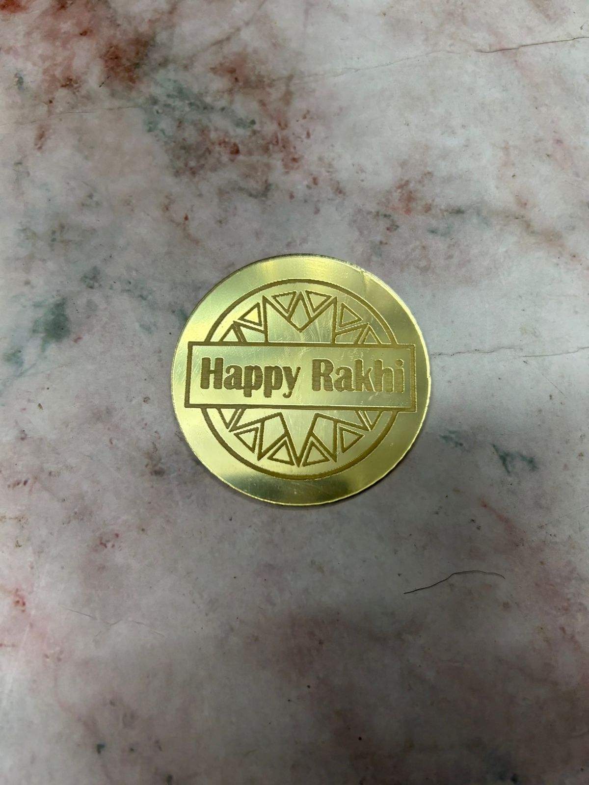 Happy Rakhi Coin 2 (Pack of 5pcs)