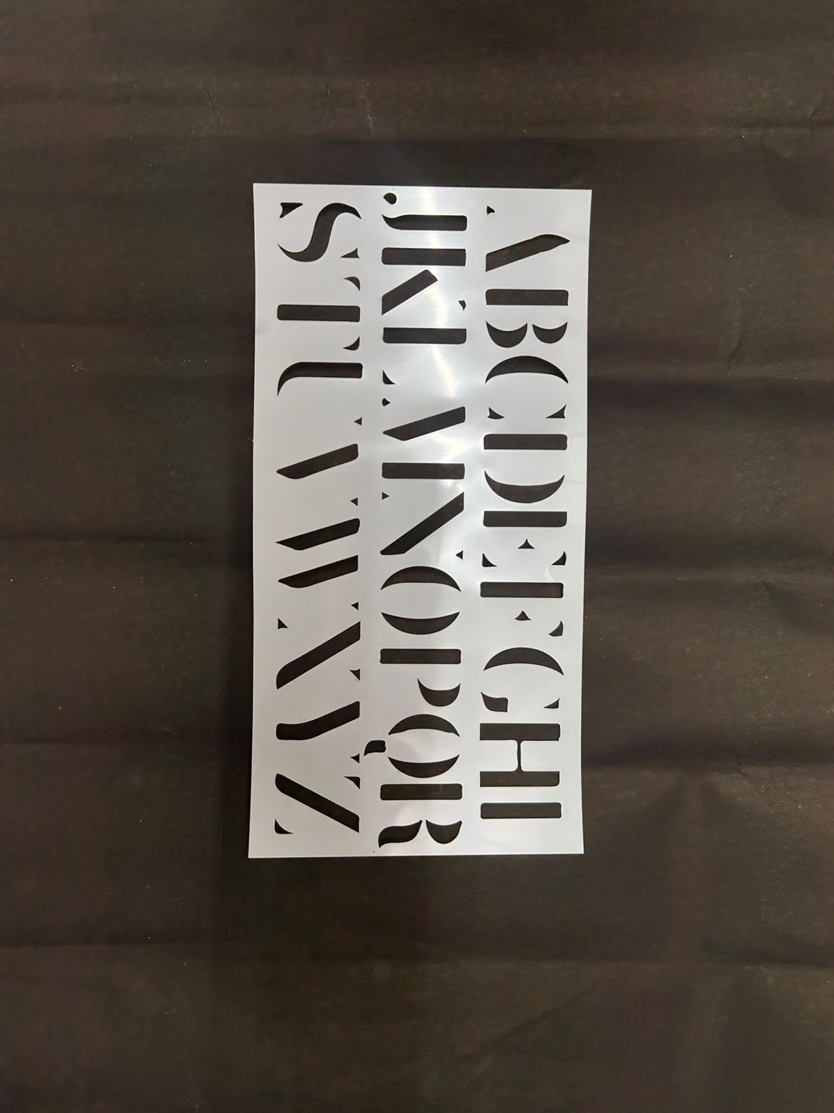 Alphabet Stencil 2
