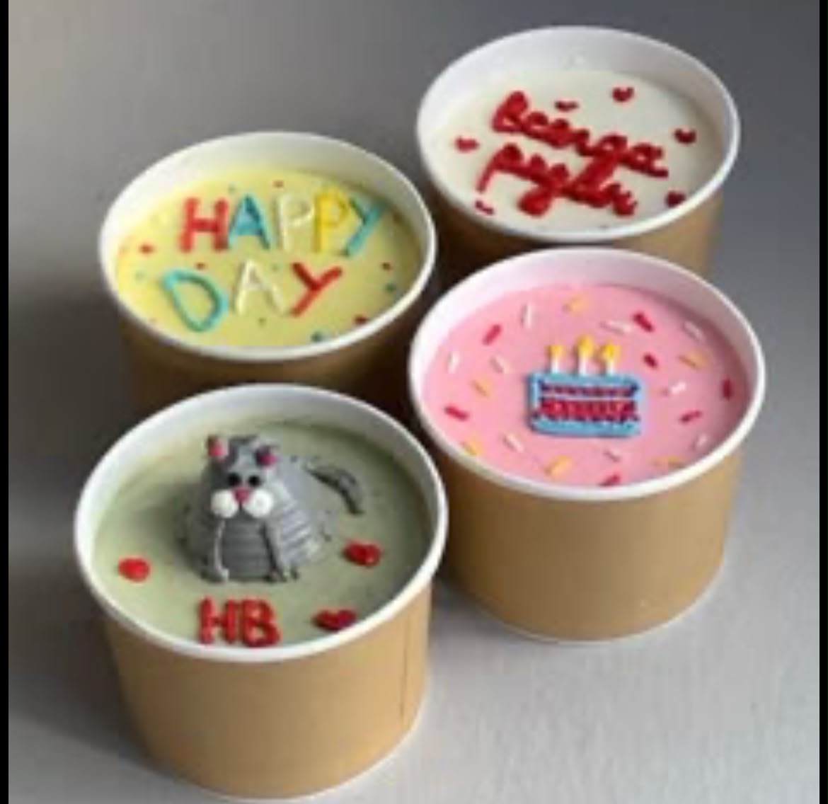 Small Kraft Paper Tubs (Pack of 10pcs)