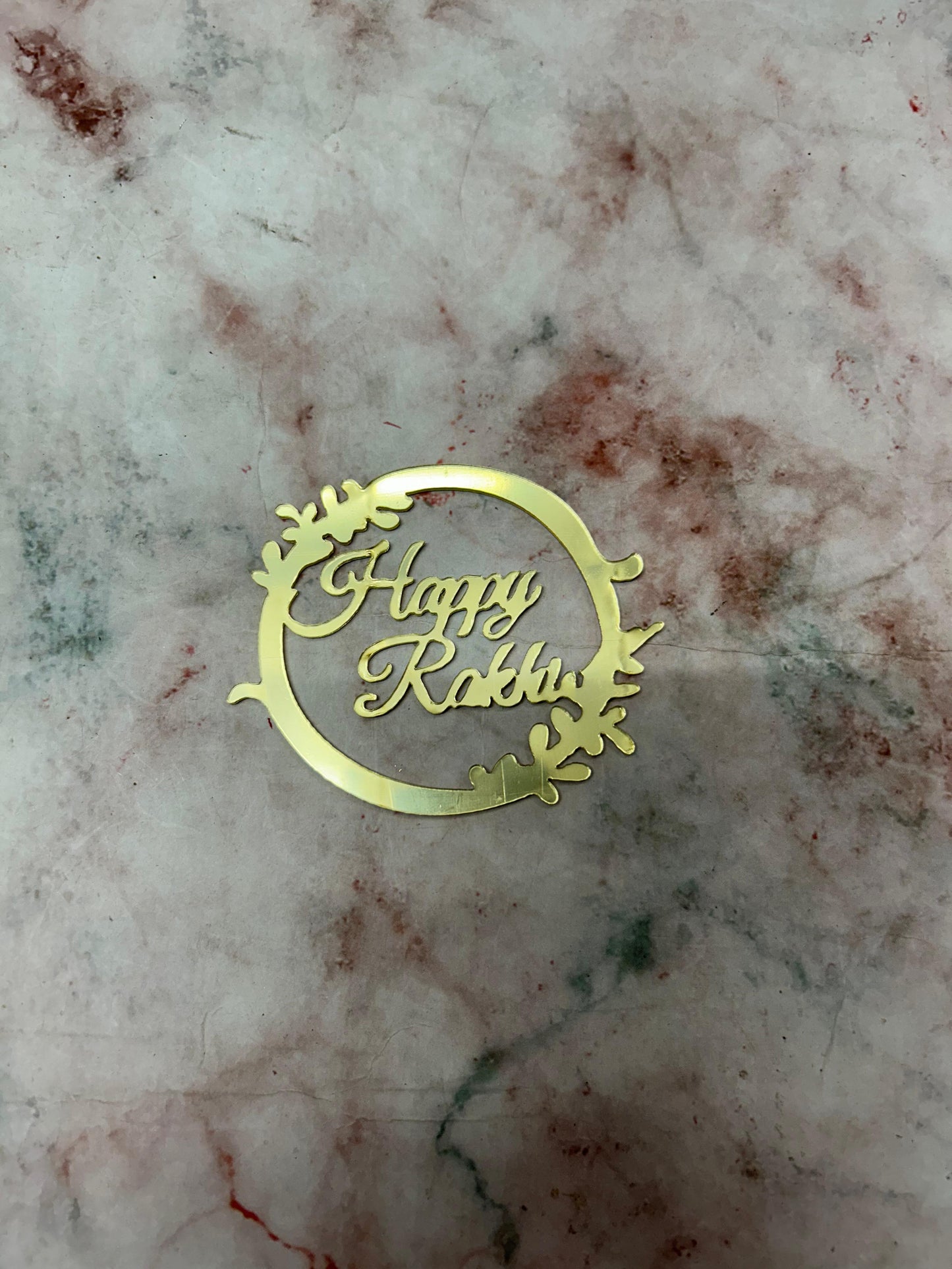 Happy Rakhi Cutout 3 Topper (Pack of 10pcs)