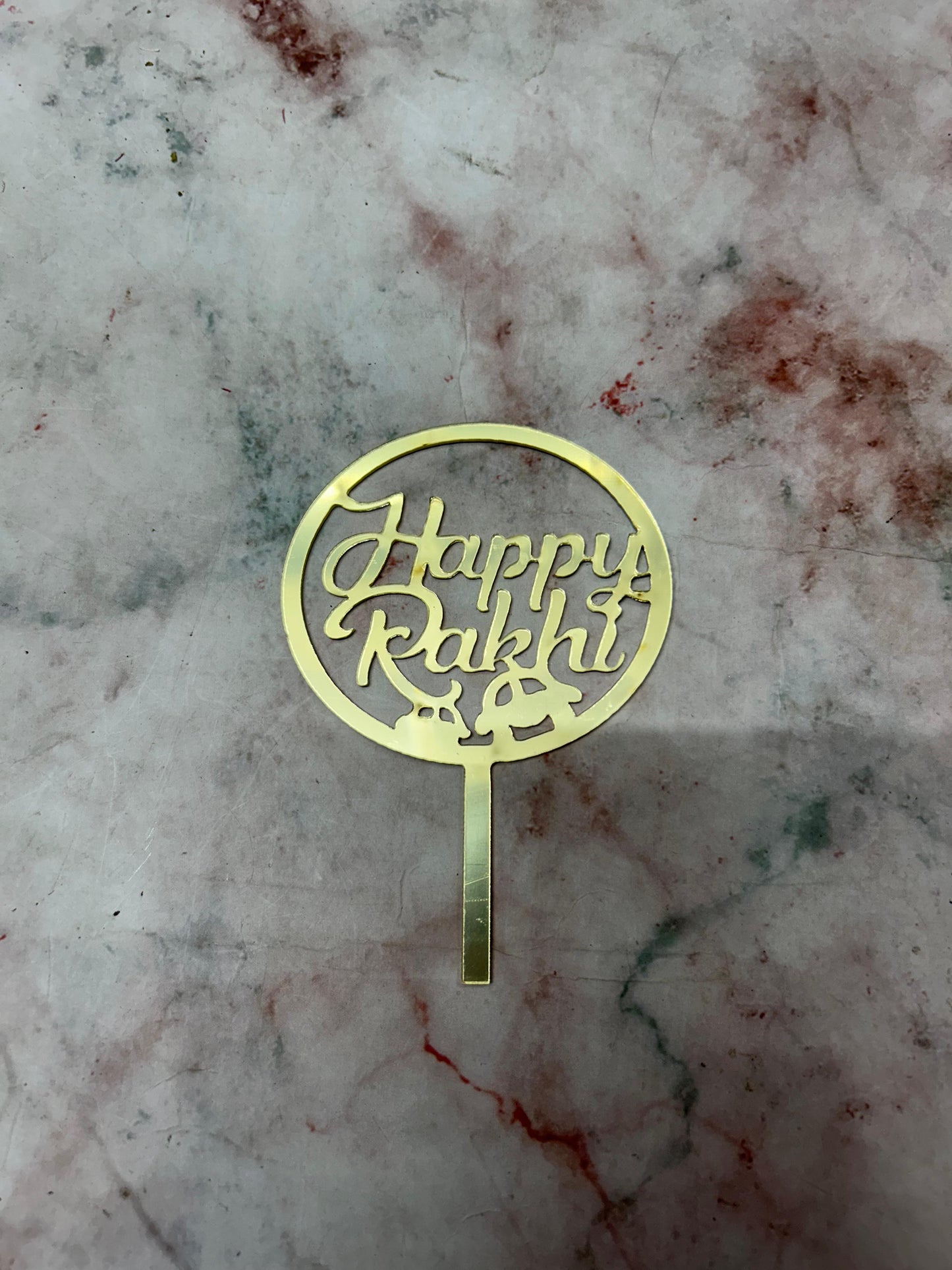 Happy Rakhi Topper 2 (Pack of 5pcs)