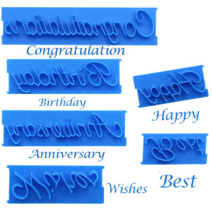 Stamp Set Happy Birthday, Anniversary, Best Wishes, Congratulations
