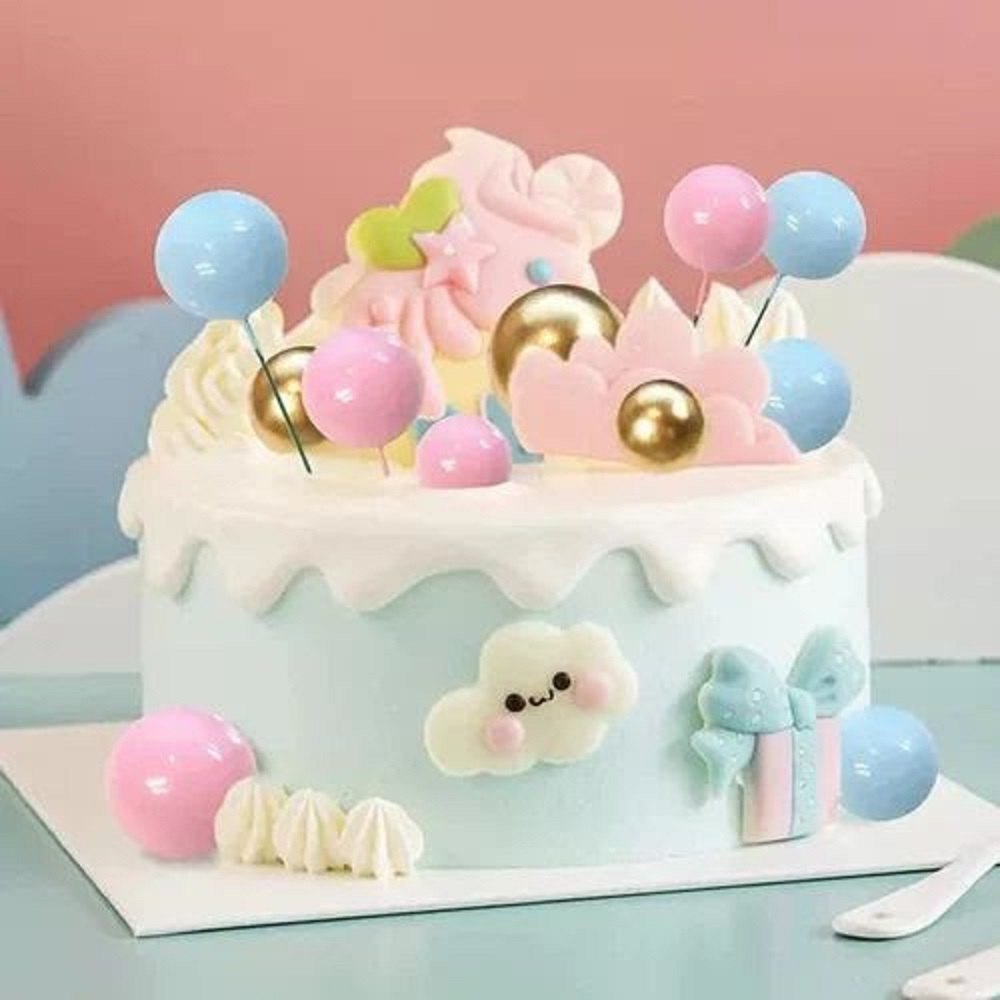 White Faux Ball ( 20 Pieces )