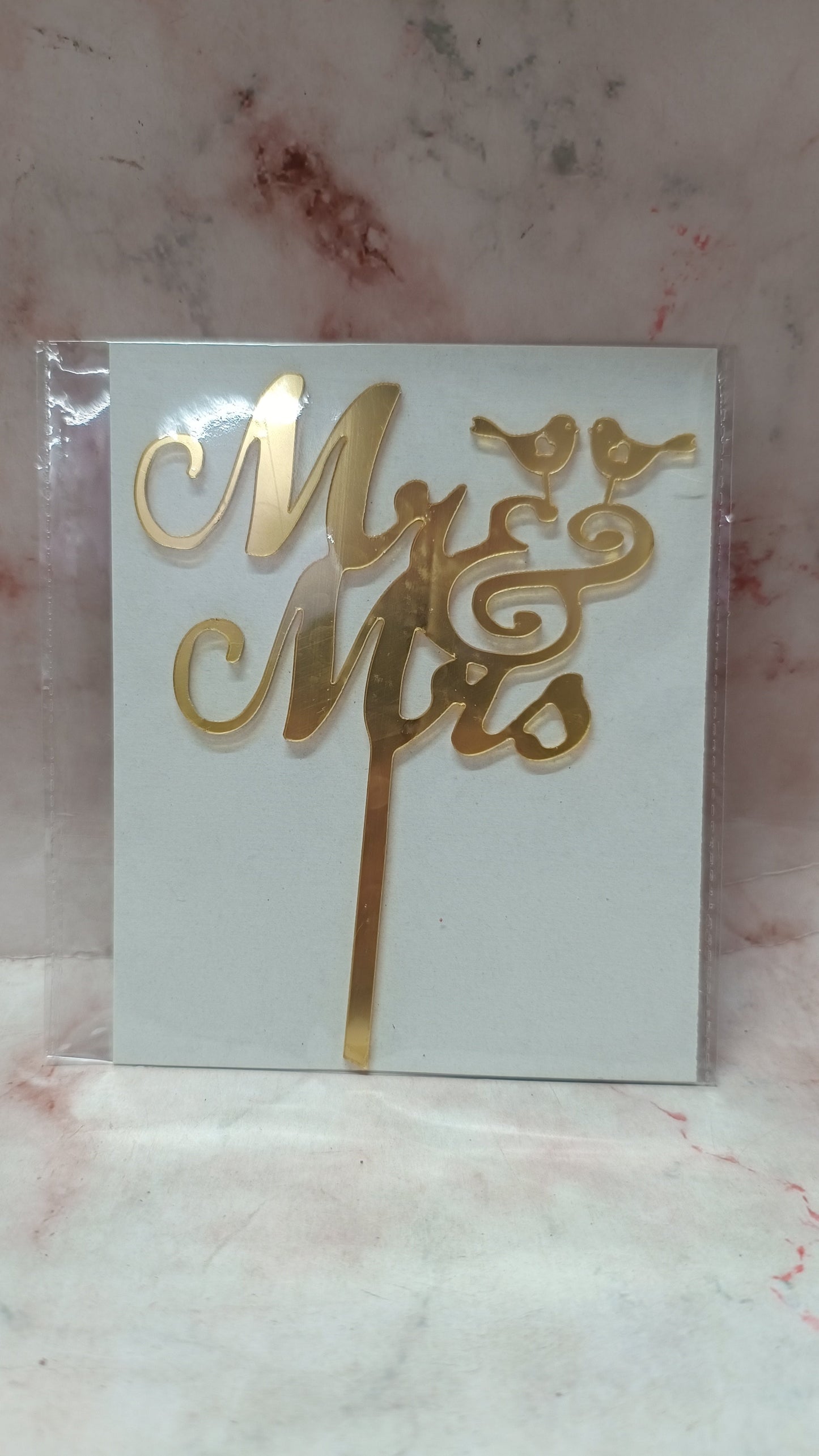 Mr & Mrs Birds topper