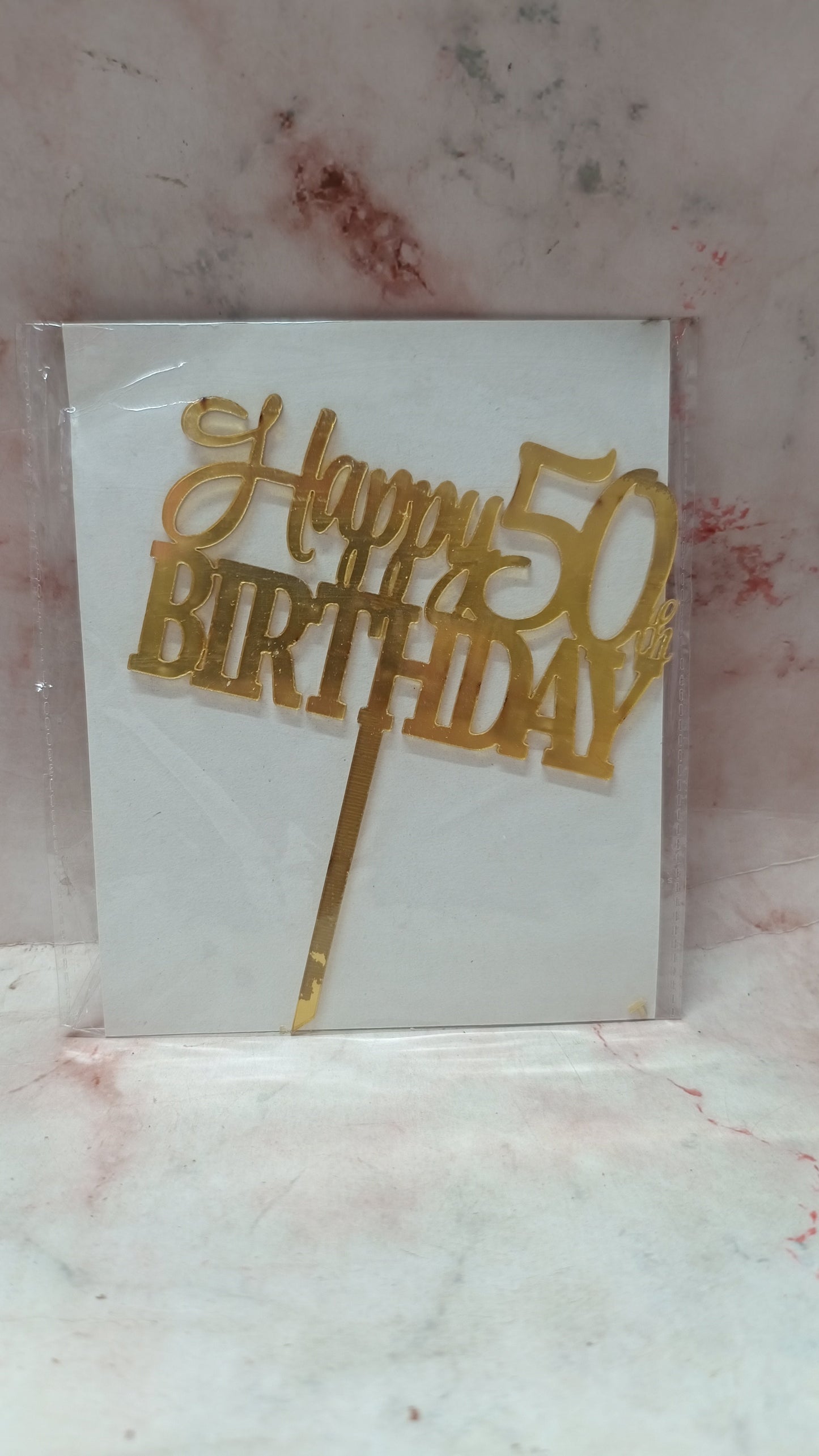 Happy 50th Birthday topper