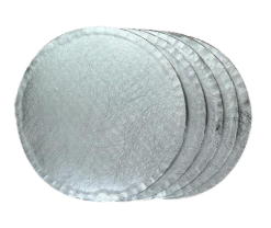 Round Silver Drum Board (pack of 5pcs)