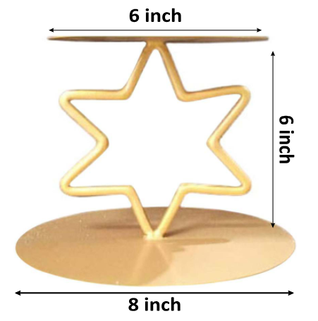 Star Spacer Cake Stand Metal (High Quality)