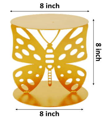 Butterfly Spacer Cake Stand Metal (High Quality)