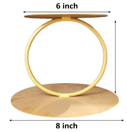 Round Spacer Cake Stand Metal (High Quality)