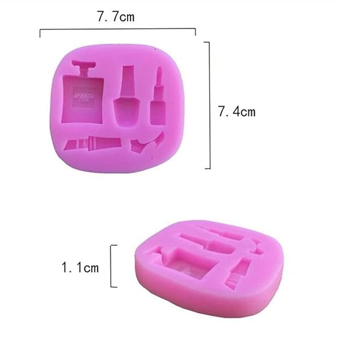 Makeup Theme Fondant Mould