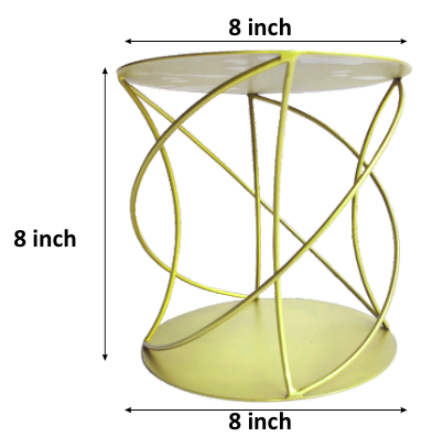 Swirl Spacer Cake Stand Metal (High Quality)