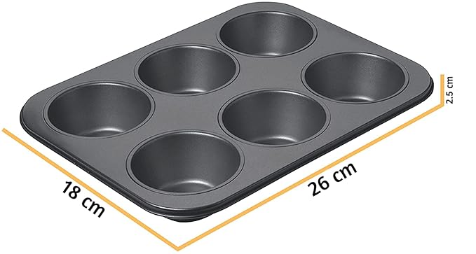 Cupcake Mold 6 cavity