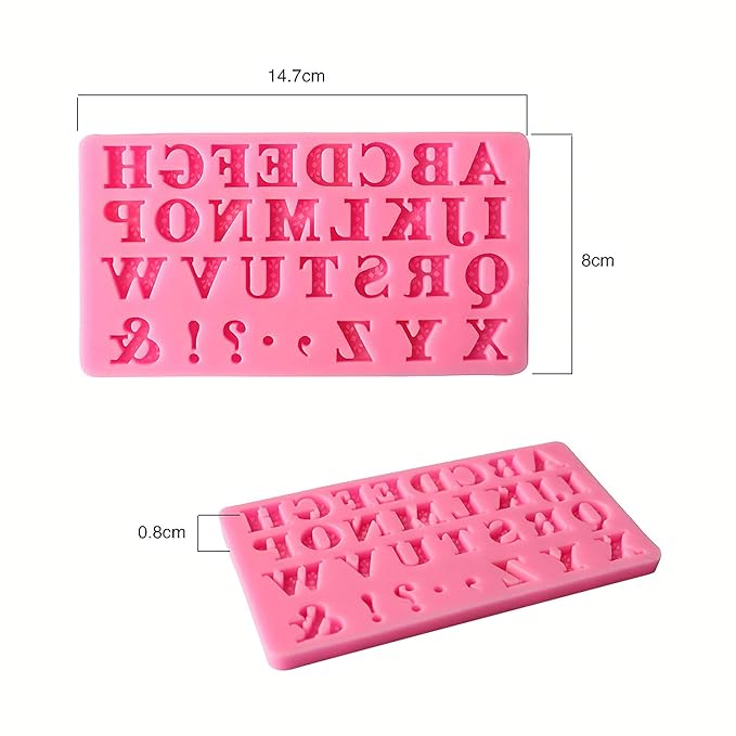 Alphabet Fondant Mould