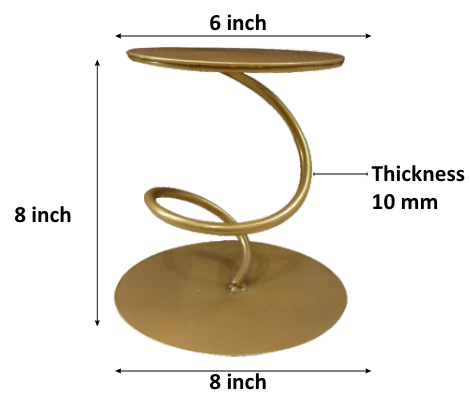 Designer Cake Stand Metal (High Quality)