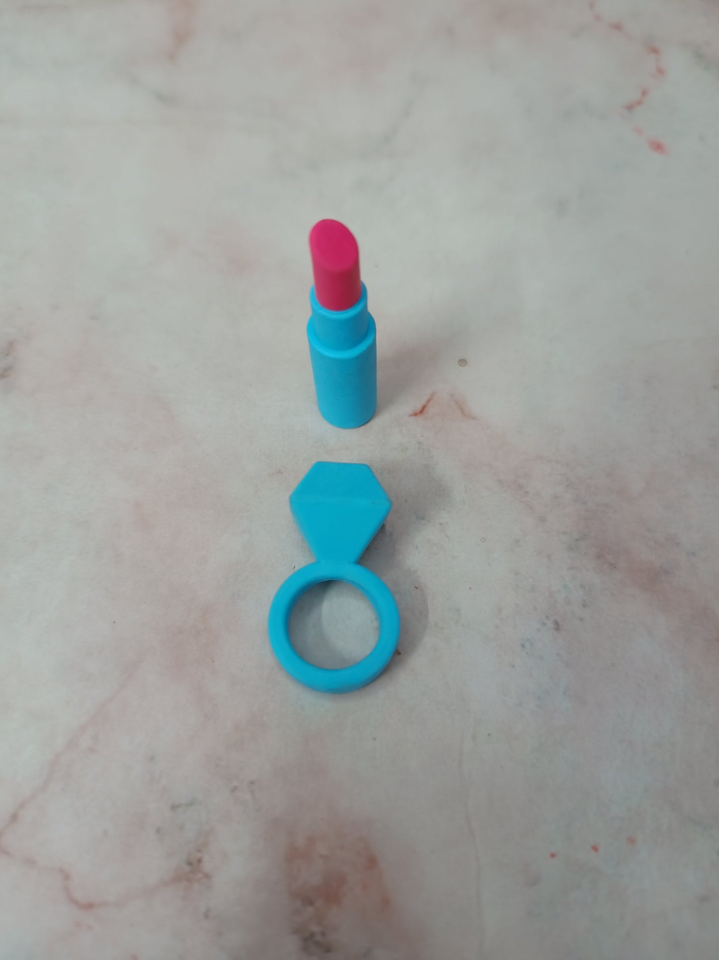 Lipstick & Ring Miniature.