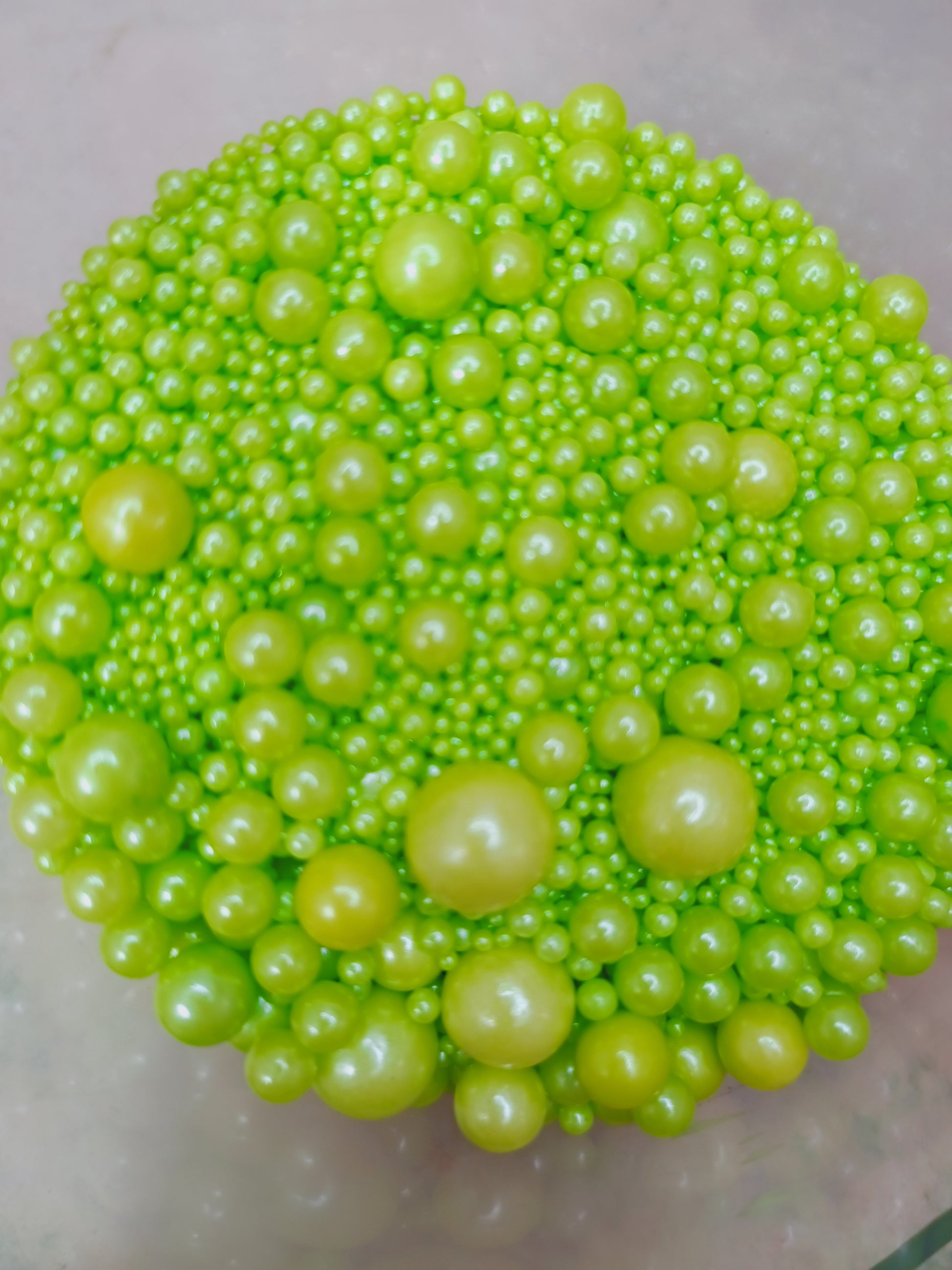 Green Pearls Sprinkle Mix.