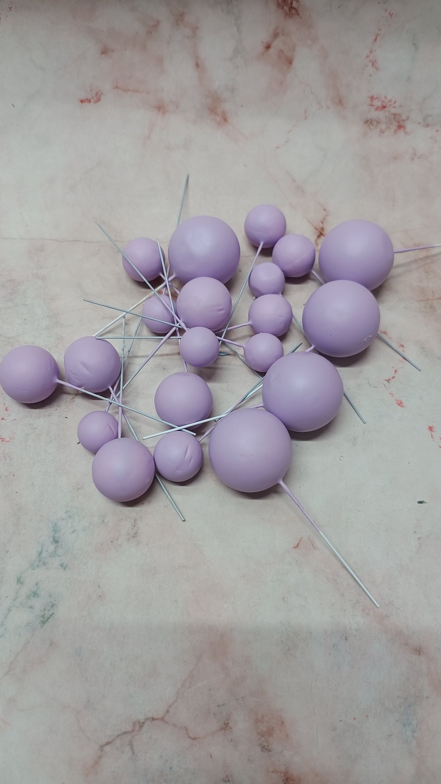 Lilac Faux Ball ( 20 Pieces )