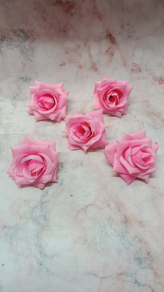 Light Pink Roses Big (5 pieces)