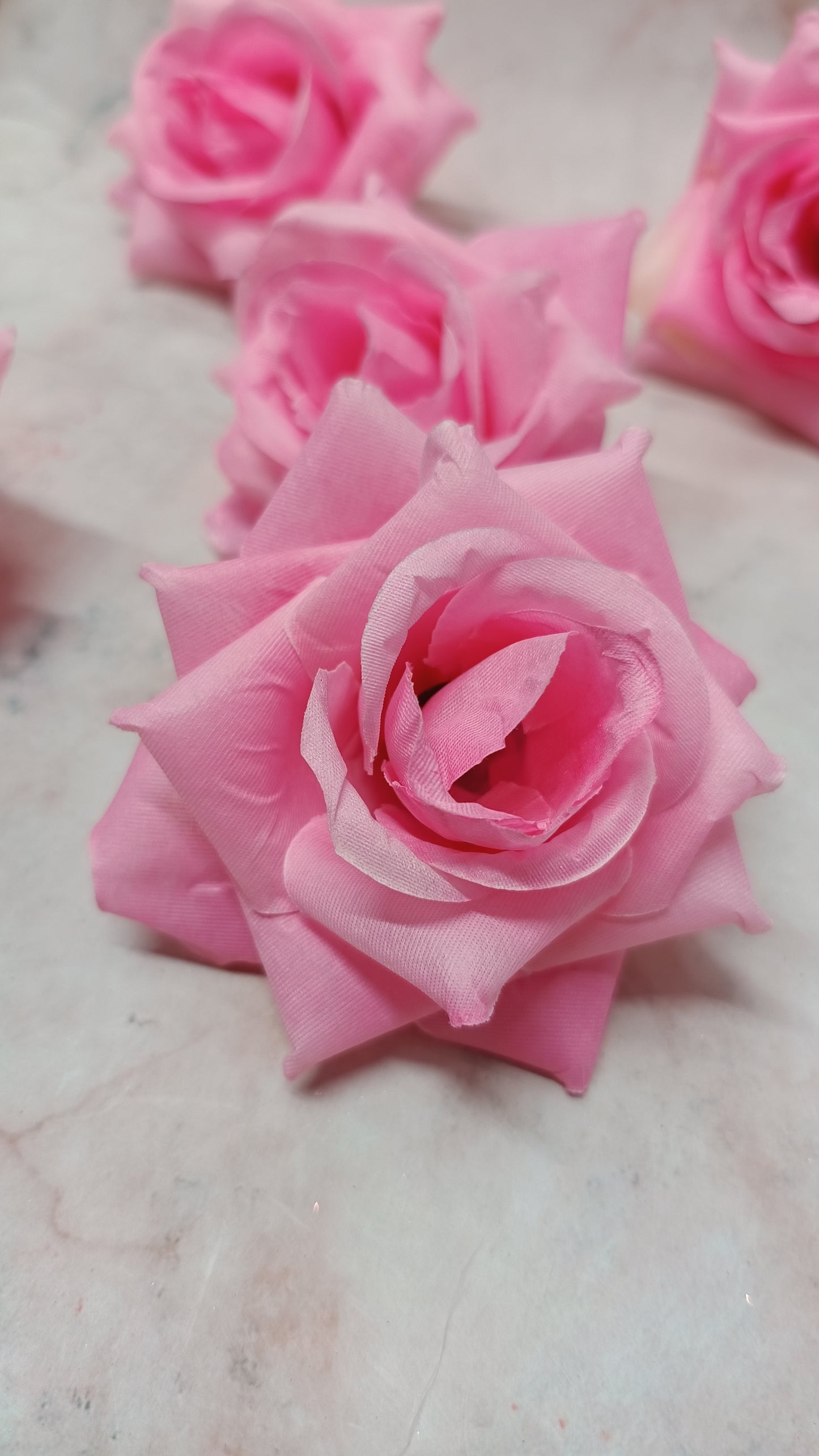 Light Pink Roses Big (5 pieces)