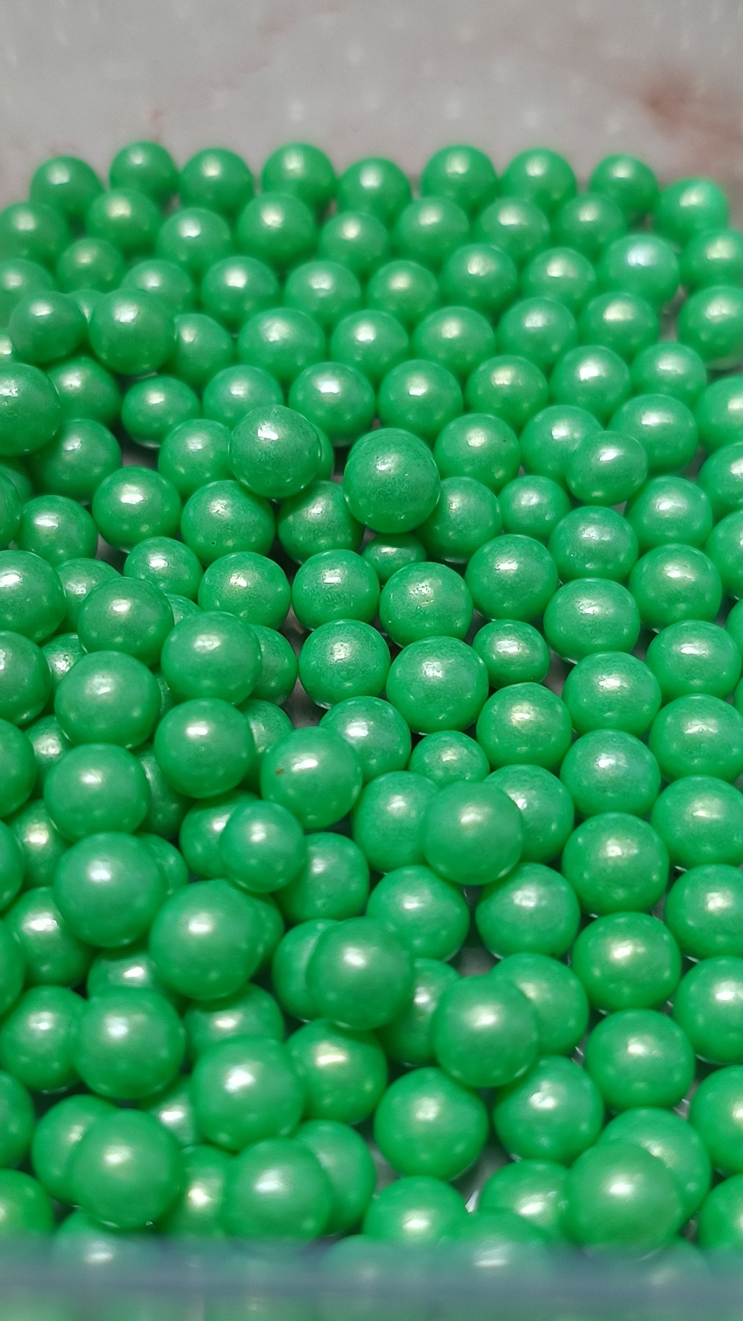 Green Pearls  Sprinkle Mix