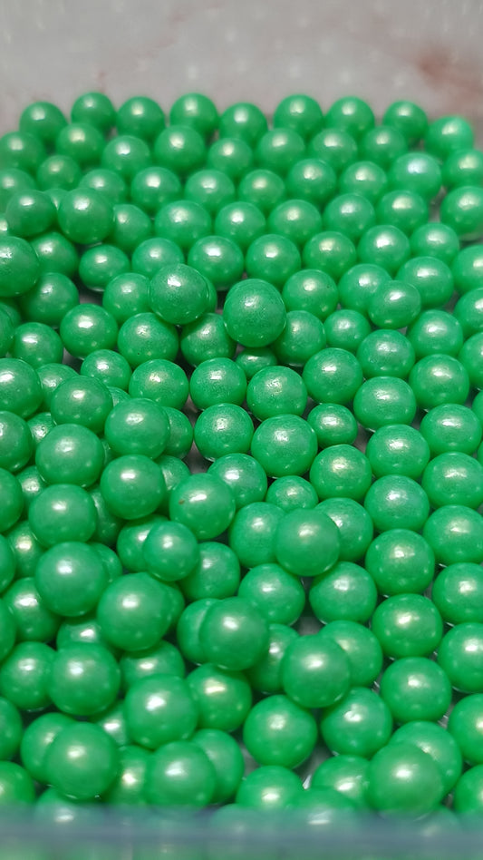 Green Pearls  Sprinkle Mix