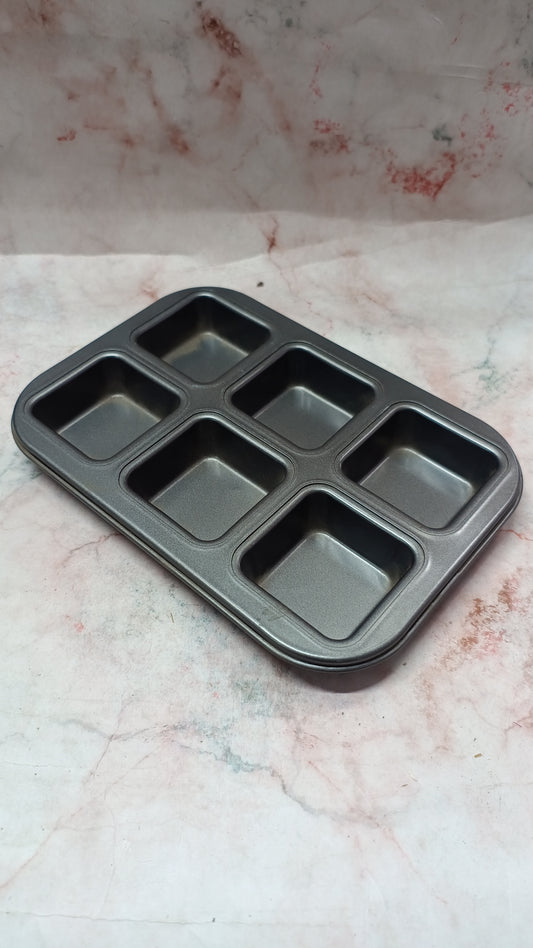 Brownie Tin 6 cavity