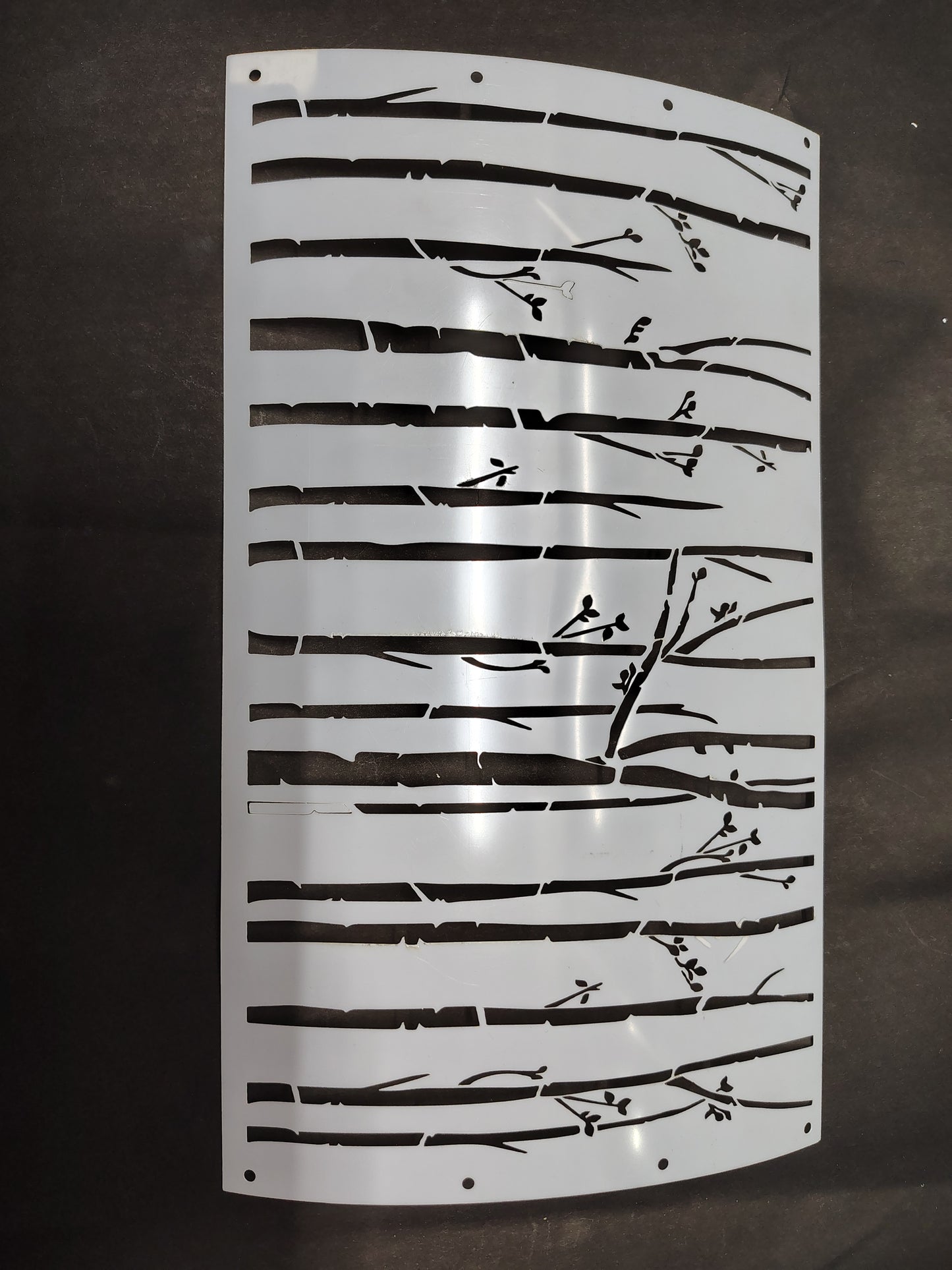 Bamboo Tree Stencil 33
