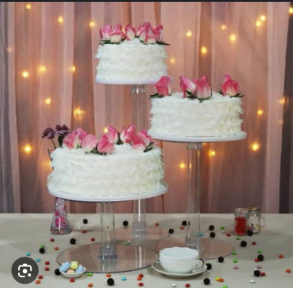 Tiers Cake Stand Structure Acrylic