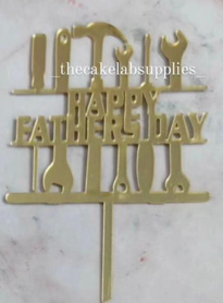 Happy Fathers Day Topper 4 (Pack of 5pcs)