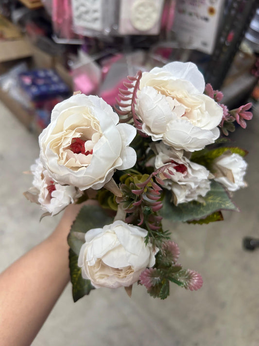 White Peony Bunch