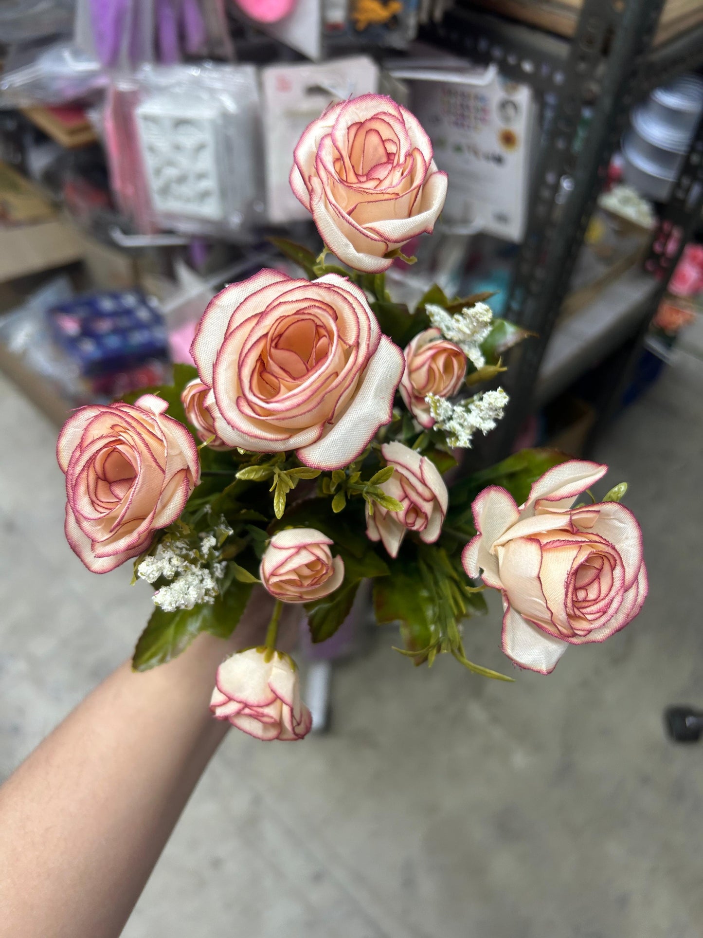 Ombre Pink Rose Bunch