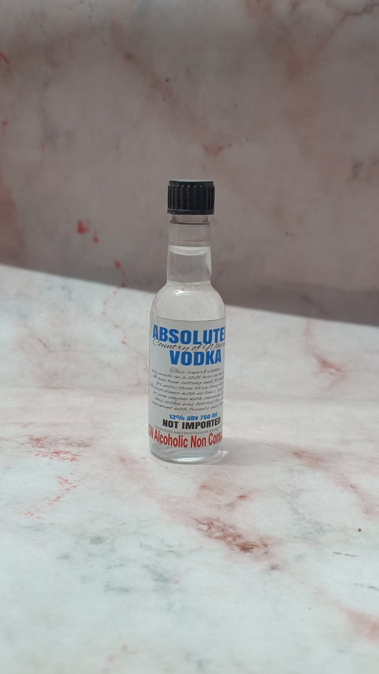 Absolute Vodka Fake Alcohol Miniature