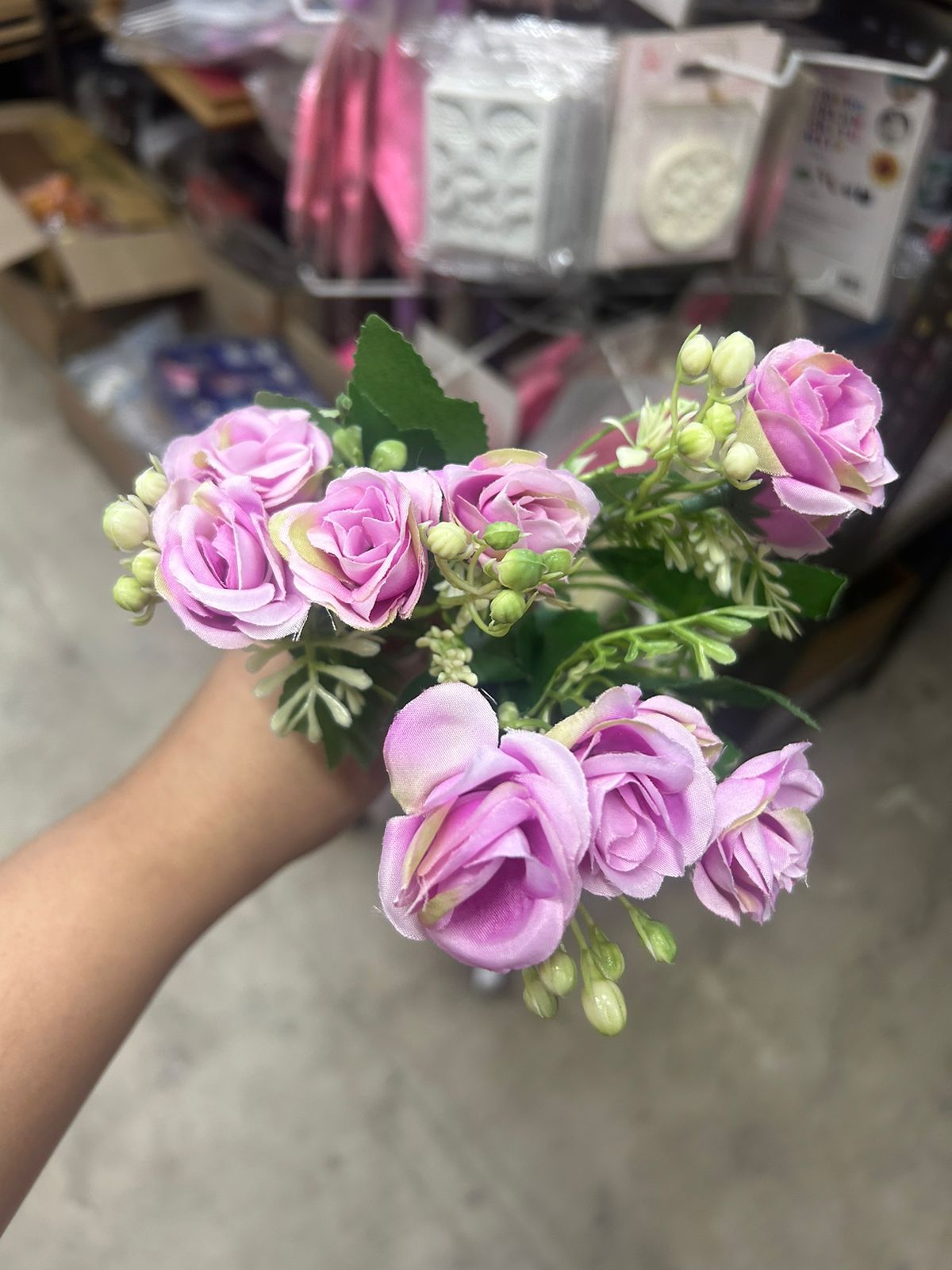 Light Purple small Rose Bunch