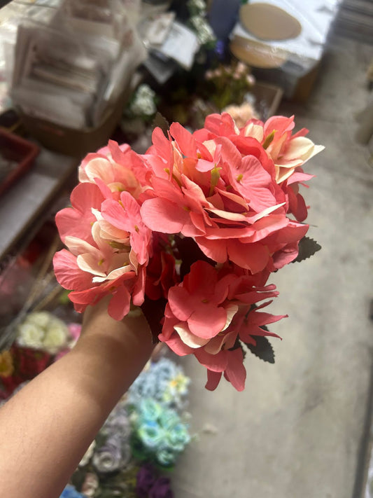 Cream and Red Flower Bunch