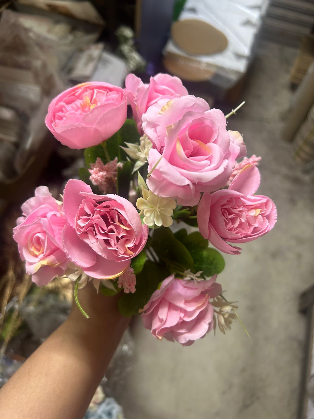 Light Pink Onion Rose Bunch